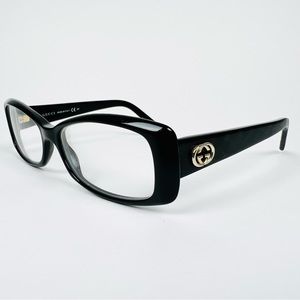 **Authentic** GUCCI GG LOGO 3560 Black EYEGLASSES FRAMES EYEWEAR Italy Made